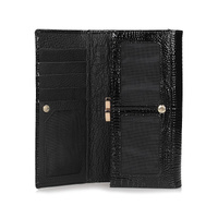 Pojemny skórzany portfel Ellini CD-369 black