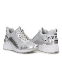 Półbuty Sneakersy Vinceza FT21-8693 srebrne