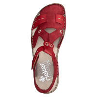 Sandały Rieker M0972-33 czerwone 