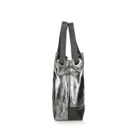 Torebka shopper bag Toscanio 979 srebrna
